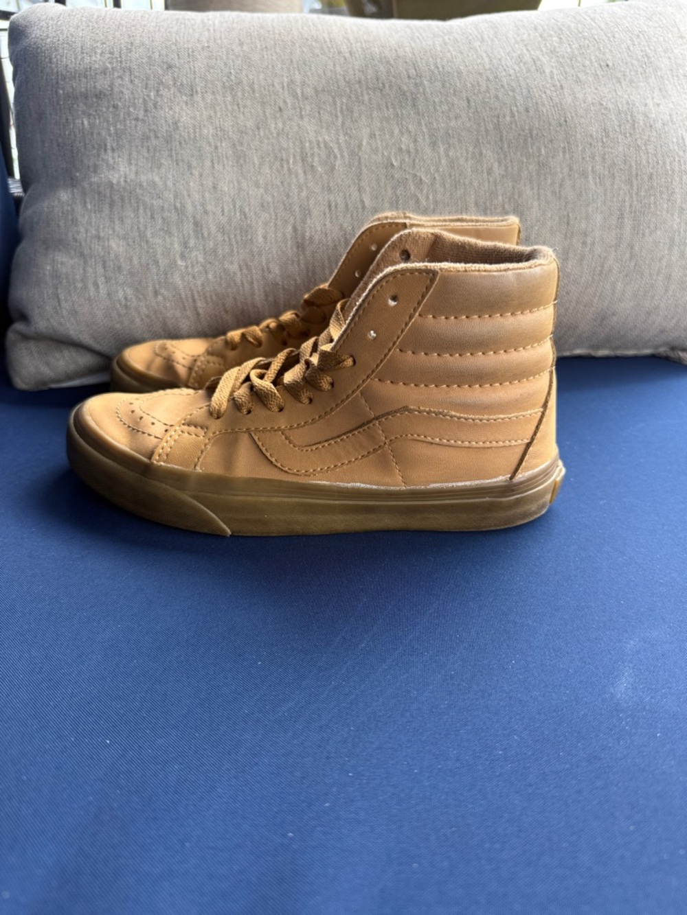 Vans Men's High-Top Sneakers in Wheat/Tan